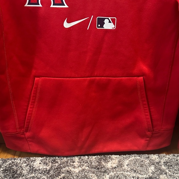 Nike Red Angels Baseball Pullover Hoodie - Picture 4 of 6